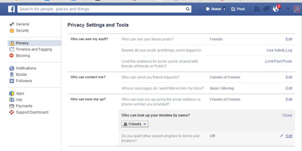 Nhấp vào Edit/Chỉnh sửa Cách "đóng băng" dữ liệu nhạy cảm trên Facebook