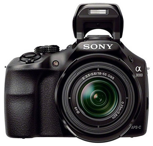 Sony Alpha A3000 sử dụng ngàm E-Mount như máy NEX.  Máy ảnh "lai" dòng Alpha và NEX của Sony lộ diện