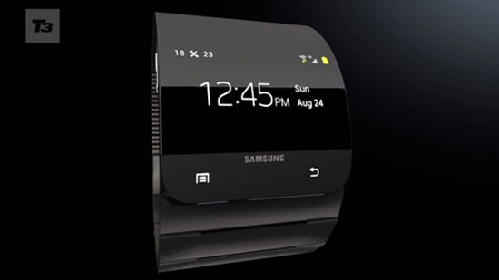 Một concept đồng hồ thông minh của Samsung. Smartwatch - Cơn địa chấn làng di động đã bắt đầu?