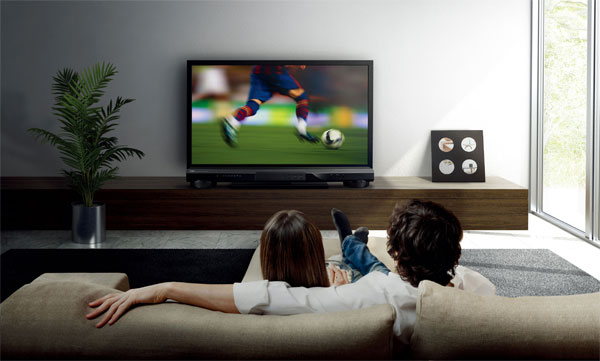 Loa Yamaha YSP-1400 được tích hợp loa bass bên trong nên không cần sử dụng subwoofer rời. Loa soundbar Yamaha âm bass chắc khỏe nhờ tích hợp subwoofer