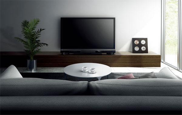 Dàn loa soundbar YSP-1400 nổi bật với kết nối không dây Bluetooth Loa soundbar Yamaha âm bass chắc khỏe nhờ tích hợp subwoofer