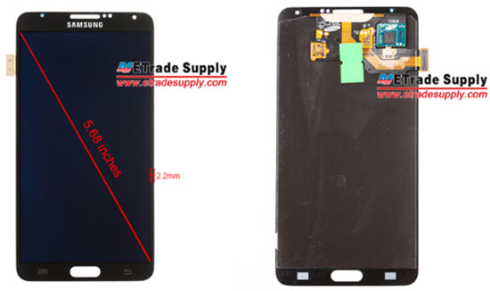 Galaxy Note III lộ ảnh mặt trước, có thể quay video 4K