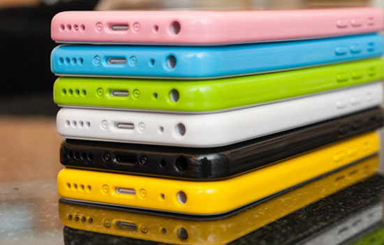 Mô hình iPhone 5C đa sắc màu tại Việt Nam