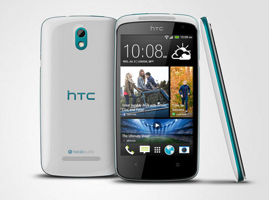 Desire 500 dùng chip lõi tứ Snapdragon 200 1,2 GHz. HTC giảm giá One chính hãng và tung ra One Mini trong tháng 9