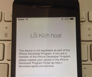 Cài đặt iOS 7 beta không cẩn thận có thể bị khóa máy