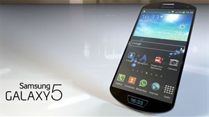 Samsung Galaxy S5 với kiểu thiết kế cong hai đầu