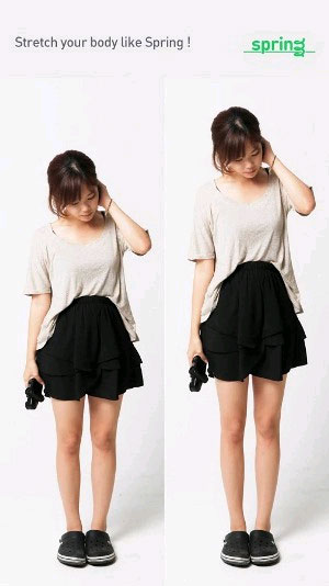 Ứng dụng Spring Ứng dụng chụp ảnh dành cho những người chân ngắn