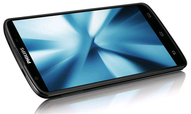 Màn hình hơi cong ở viền Philips tung phablet màn hình cong 6 inch với camera sau 13MP