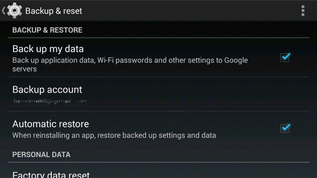 Sao lưu dữ liệu trên điện thoại Bảo mật dữ liệu phòng khi điện thoại bị mất cắp