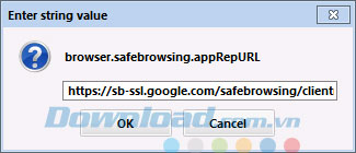 Không cho Firefox gửi tập tin tải xuống tới Google