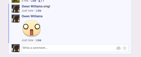 Comment bằng Stickers Facebook xác nhận đang thử nghiệm comment bằng stickers