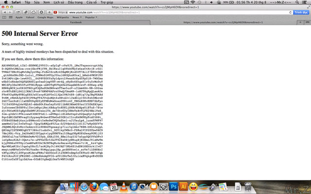 Youtube sập mạng YouTube “sập mạng” hơn 2 tiếng đồng hồ