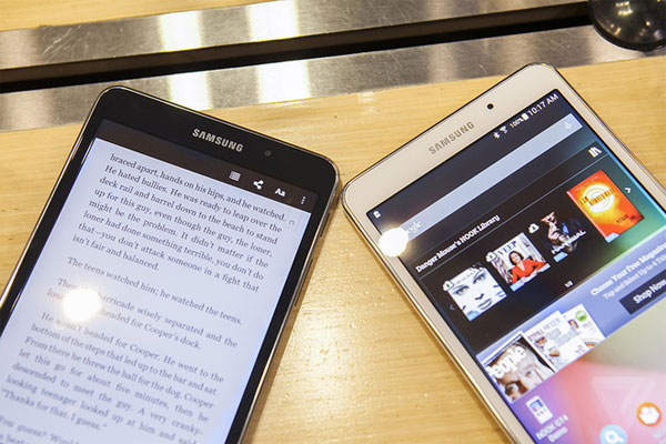 Samsung Galaxy Tab 4 Nook Samsung ra mắt bản Galaxy Tab 4 cho người thích đọc sách