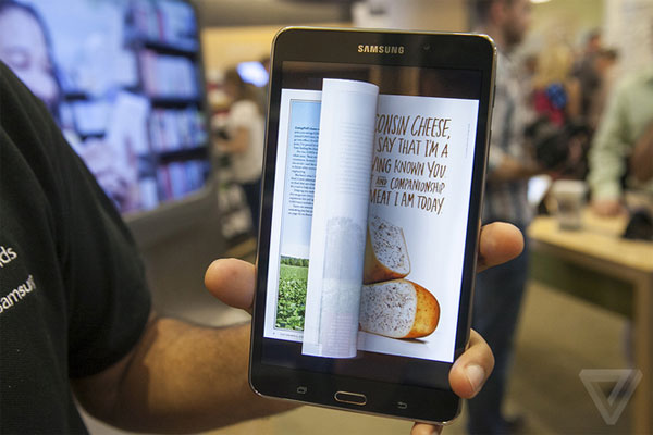 Samsung Galaxy Tab 4 Nook Samsung ra mắt bản Galaxy Tab 4 cho người thích đọc sách