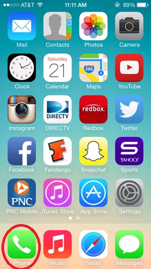 Mở ứng dụng điện thoại trên iPhone chạy iOS 7 Hướng dẫn cách chặn cuộc gọi trên iPhone chạy iOS 7