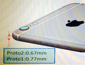 iPhone 6: camera lồi trong mức chấp nhận được