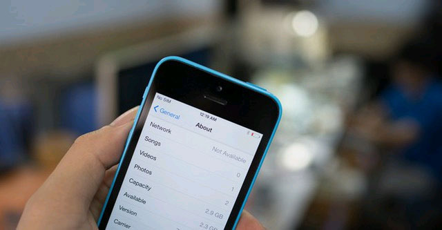 iPhone 5C iPhone 5C bản 5GB giá 4,5 triệu đồng tràn về VN