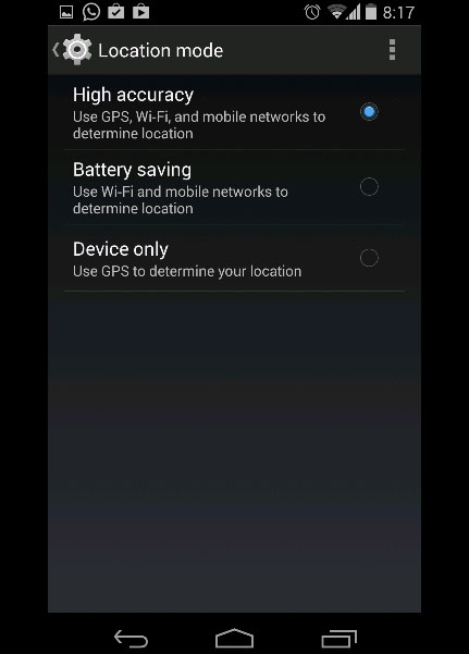 3 mẹo tiết kiệm pin trên Android 4.4 KitKat