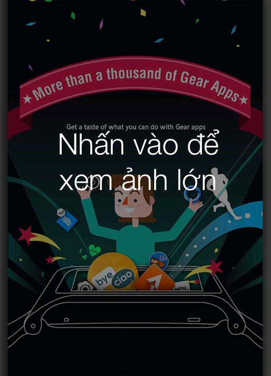 Tizen trên Gear vượt mốc 1000 apps Samsung ăn mừng Tizen trên Gear vượt mốc 1000 apps