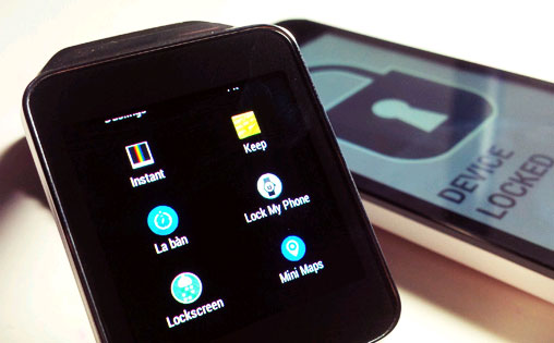 Ứng dụng khóa smartphone trên smartwatch Ứng dụng khóa smartphone ngay trên đồng hồ thông minh