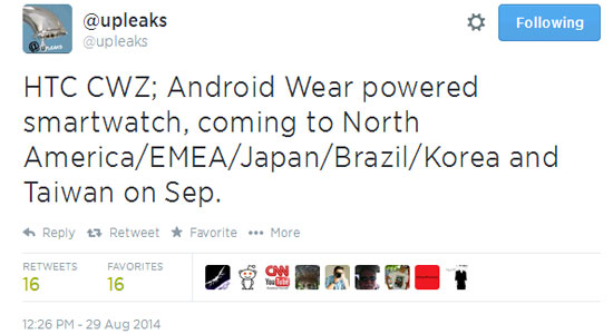 Lộ cấu hình HTC Desire 820 ra mắt trong tháng 9