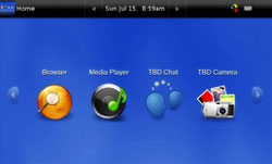 Giao diện của nền tảng Moblin.
