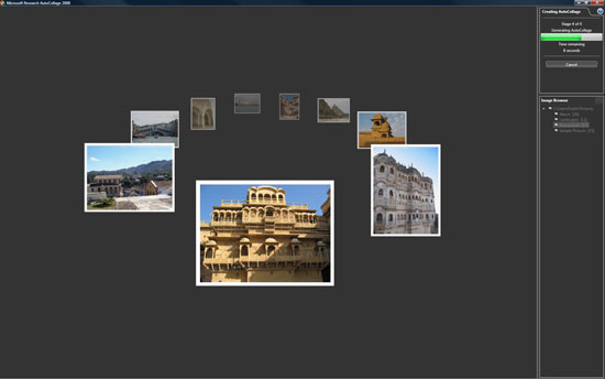 Microsoft AutoCollage: nghệ thuật pha trộn hình ảnh