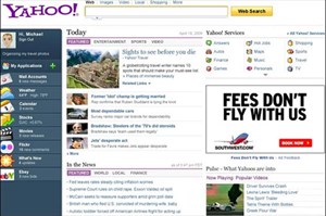 Yahoo bắt đầu thay đổi giao diện