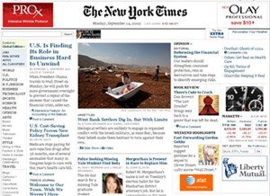 Quảng cáo lừa đảo xuất hiện trên NYTimes.com