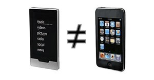 Zune HD và iPod Touch đọ cấu hình