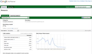 Đánh giá website với Google AdPlanner và BizInformation 