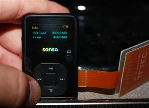 Thêm 32 GB cho Sansa Clip+