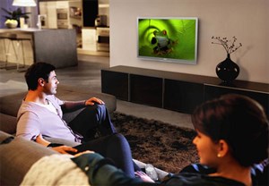 TV Philips với điều khiển năng lượng mặt trời