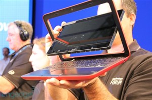 Ảnh thực tế netbook - tablet của Dell 