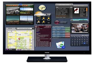 Yahoo Widgets sẽ có trên TV Toshiba 