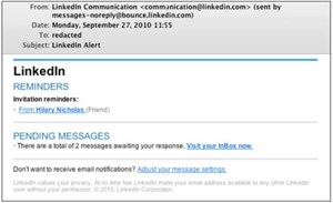 Email giả danh LinkedIn chứa Trojan 