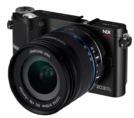 Samsung NX200 cảm biến 20,3 'chấm', quay Full HD