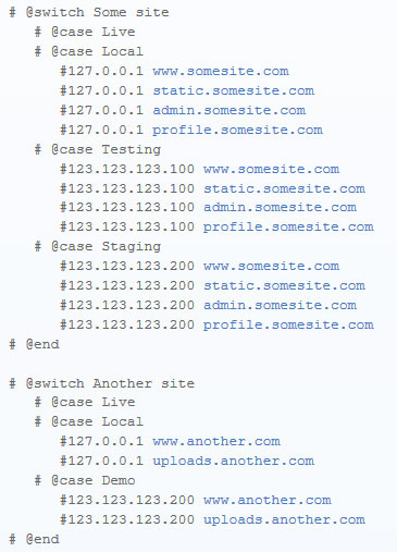 Dùng nhiều file Hosts khác nhau trên Firefox