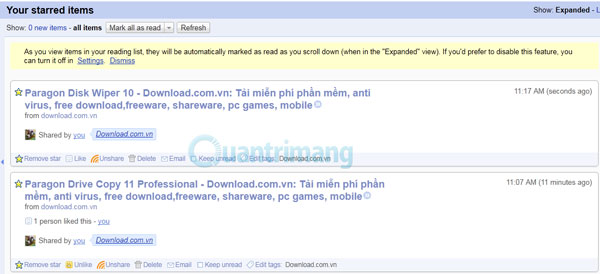 6 mẹo giúp Google Reader dễ sử dụng hơn