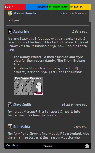 Đọc tin Google+ ngay trên desktop