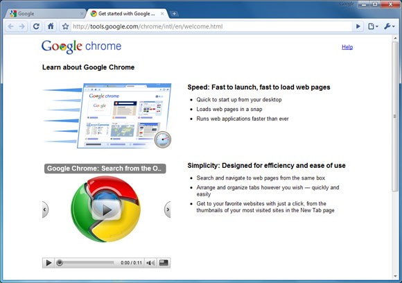 Google Chrome cho ra mắt bản beta Chrome 15