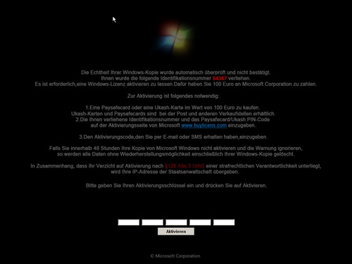 Trojan "bắt cóc" Windows đòi tiền chuộc
