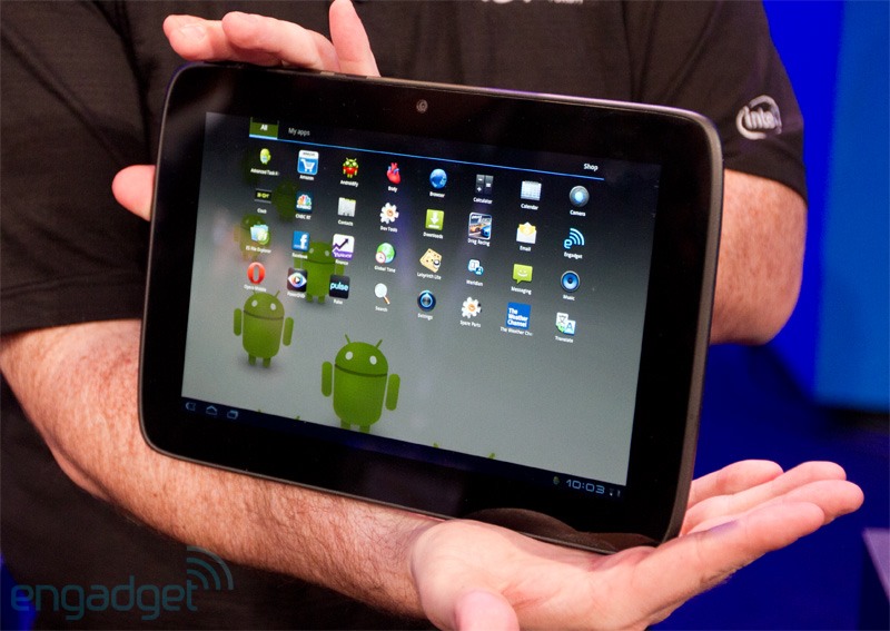 Intel hé lộ mẫu tablet Android chạy chip Medfield