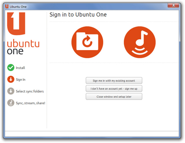 Ubuntu One: Dịch vụ lưu trữ đám mây đã có trên Windows