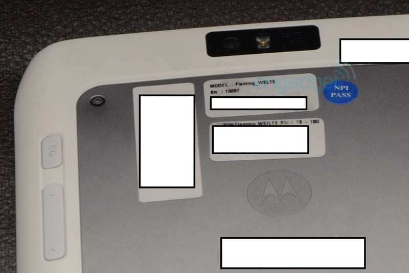 Ảnh rõ nét của Motorola Xoom 2