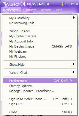 Xem nội dung chat trên Yahoo không cần mật khẩu