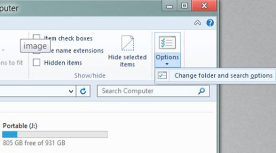 Thể hiện đường dẫn đầy đủ trong Windows 8
