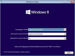 Cài đặt Windows 8 nhanh hơn nhiều so với Windows 7