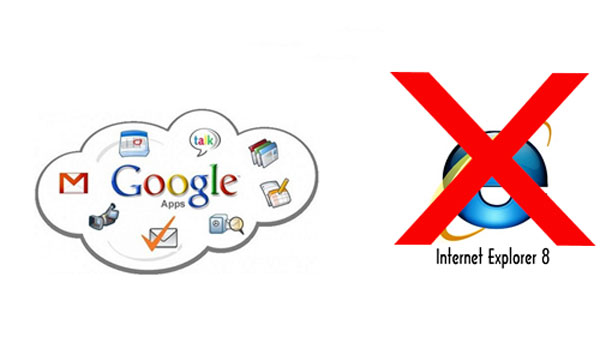 Google ngừng hỗ trợ IE8 từ ngày 15/11