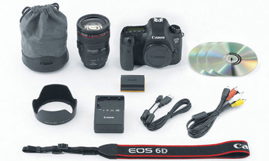Canon trình làng 6D, máy full-frame có Wi-Fi, GPS giá 2.099 USD